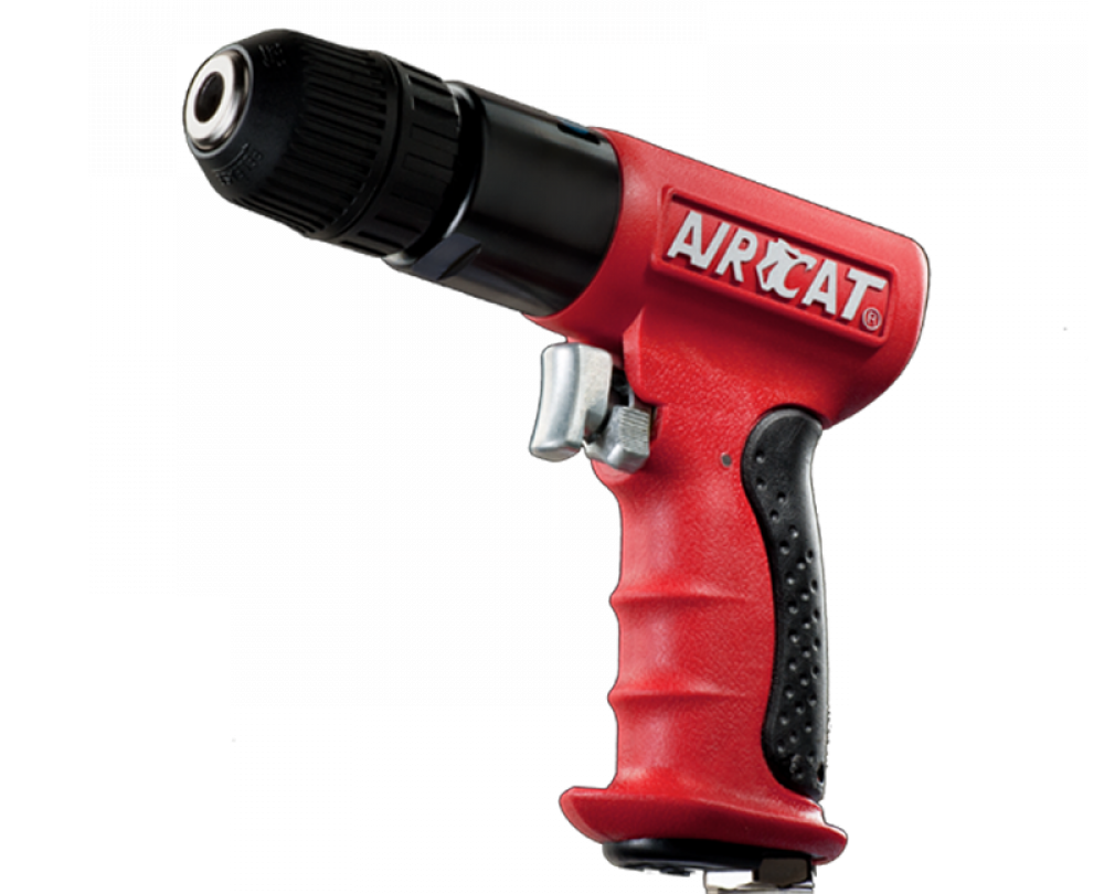 AIRCAT 3/8” Composite Quiet Reversible Drill with Jacobs® Chuck