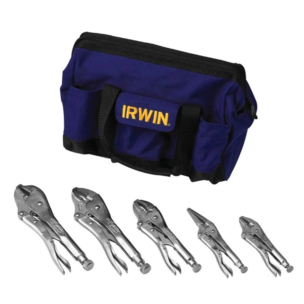 IRWIN Vise-Grip 5 pc. Locking Plier Set with Tool Bag