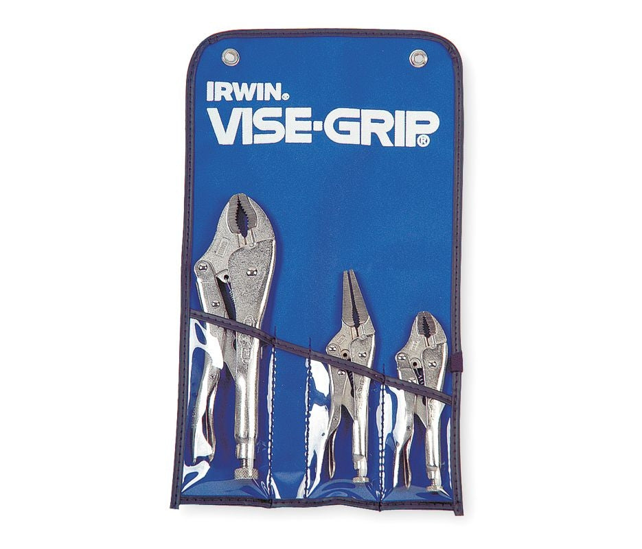 IRWIN Vise-Grip 3 pc. Locking Plier Set in Kit Bag