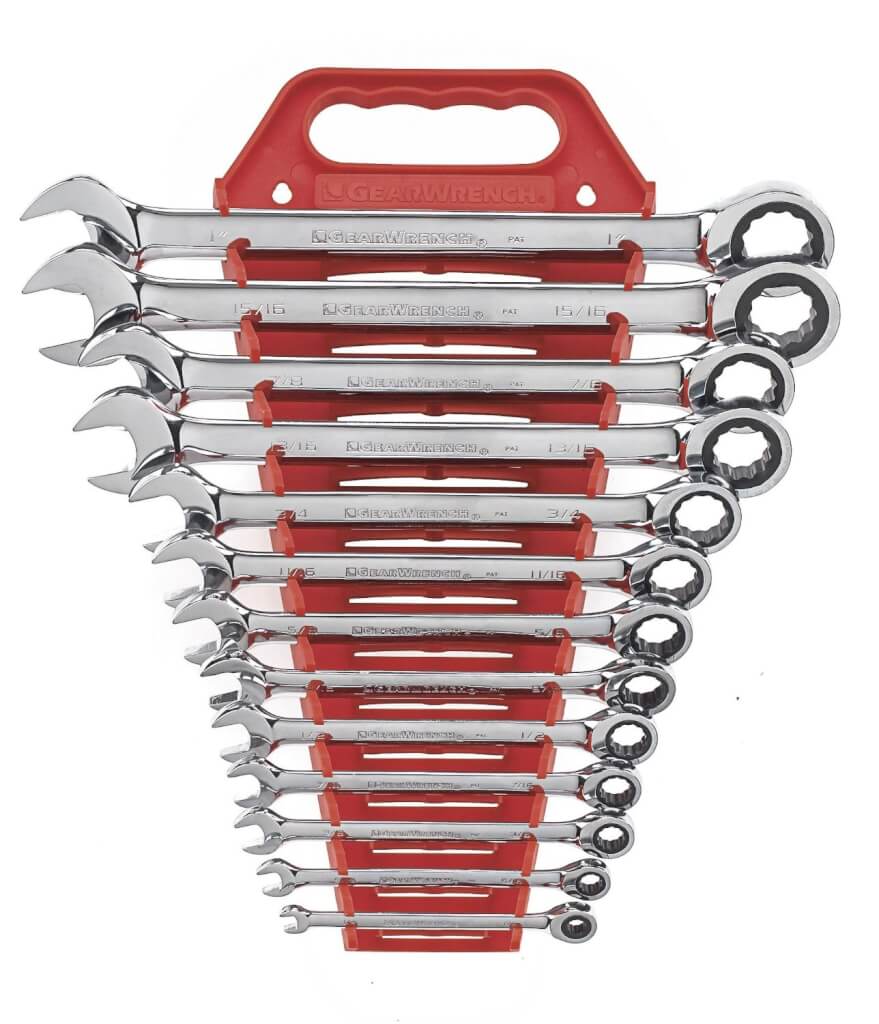 GearWrench 13 pc. SAE Combination Ratcheting Set