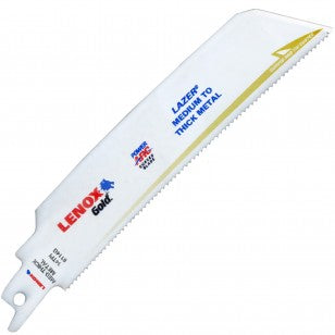 LENOX LAZER GOLD® 6" x 14tpi Power Arc Curved Reciprocating Blade