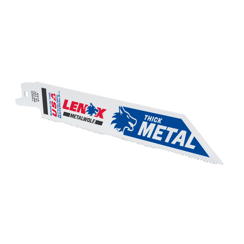 LENOX 6" x 14tpi Metal Cutting Reciprocating Saw Blade