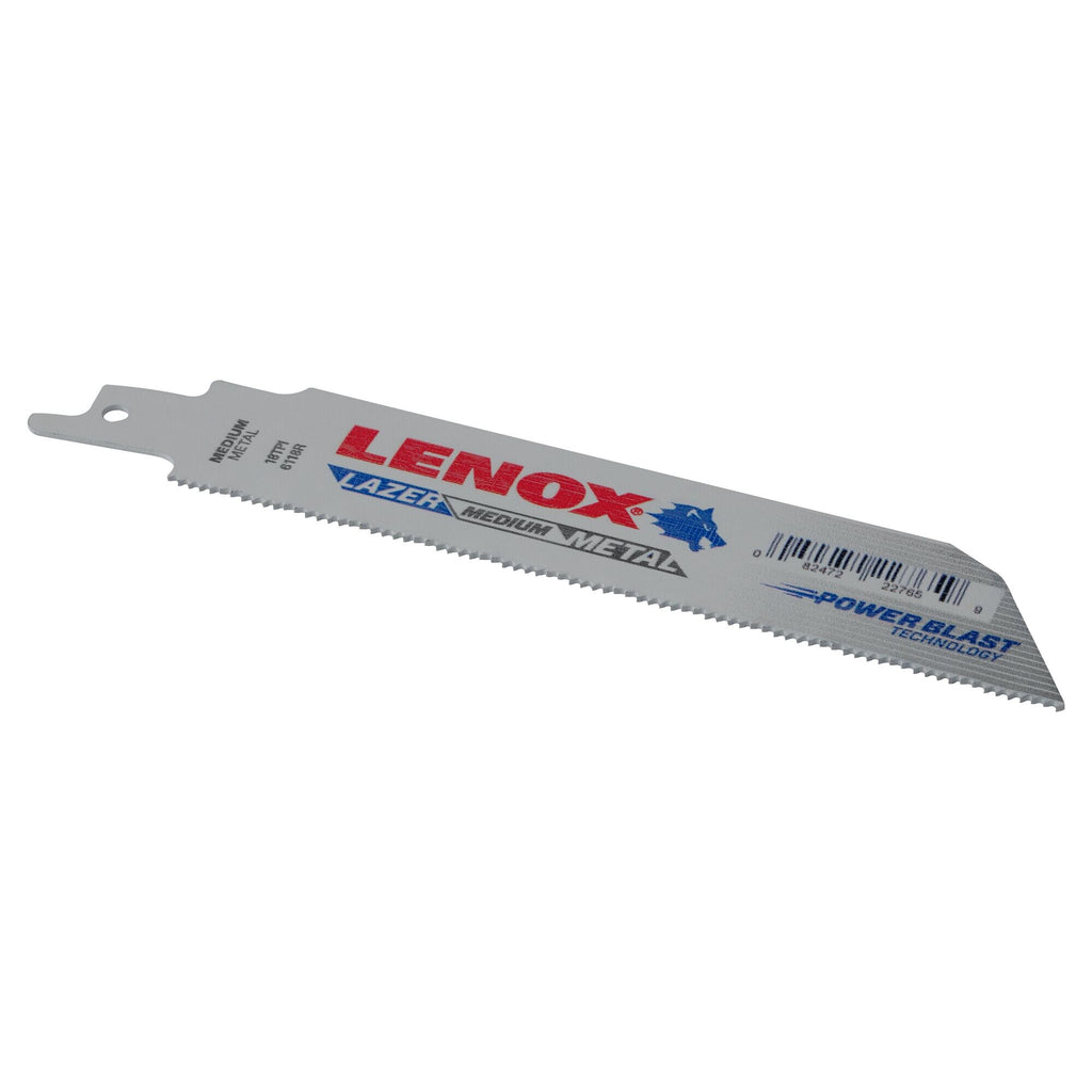 LENOX LAZER 6" Bi-Metal Reciprocating Saw Blades with 18 TPI