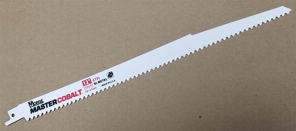 Lame Per Seghetto Alternativo Morse Master Cobalto - 6x0.035'' 18 TPI, Bimetallo, Confezione 5