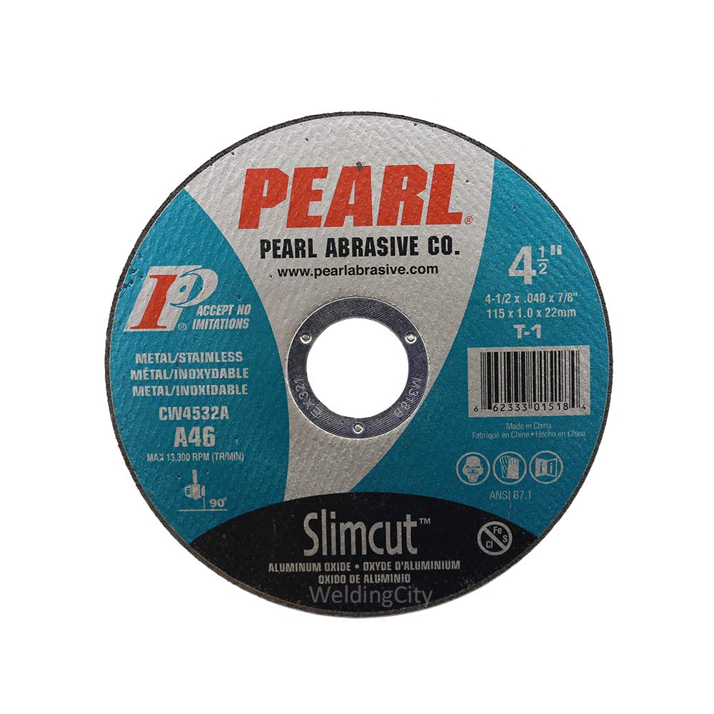 Pearl Slimcut™ 4-1/2" x .040" x 7/8" T-1 Cutting Wheel