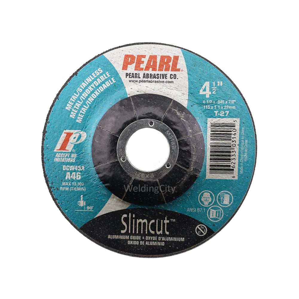 Pearl Slimcut™ 4-1/2" x .045" x 7/8" T-27 Cutting Wheel