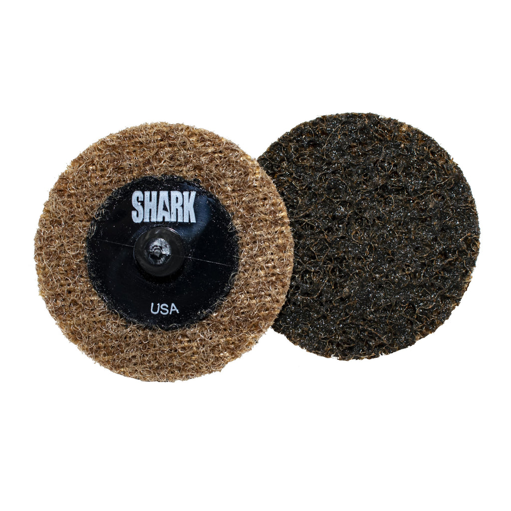 Shark 2" Brown Coarse Surface Preparation Pad - pack of 50