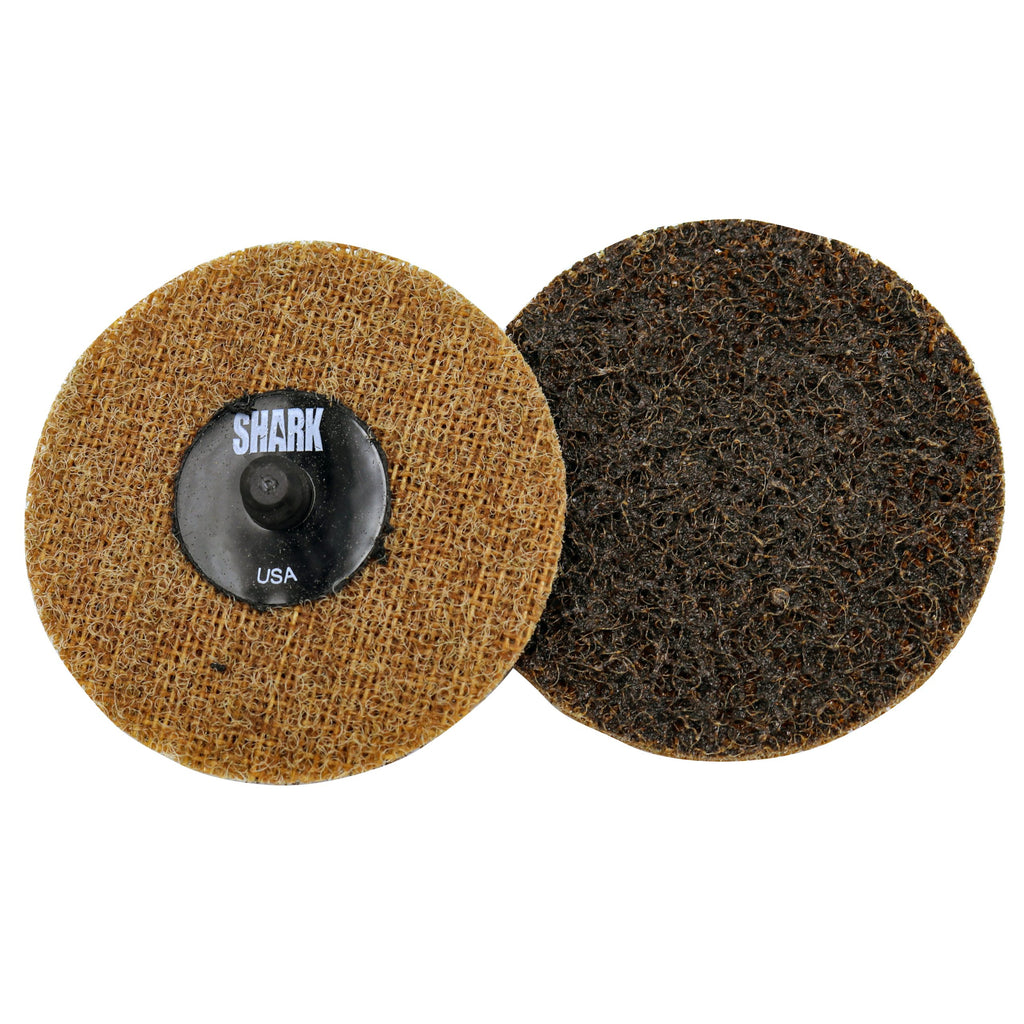Shark 3" Brown Coarse Surface Preparation Pad - pack of 25