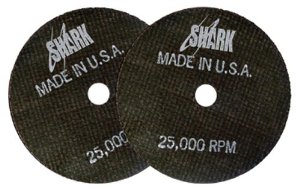 Shark 3" x 1/16" x 3/8" Aluminum Oxide Cut-Off Wheel