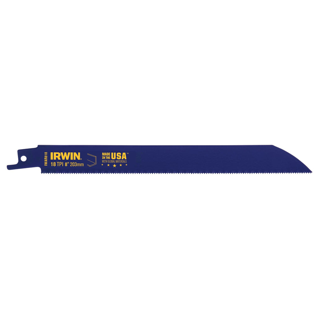Irwin 8" x 18 tpi. Reciprocating Saw Blade