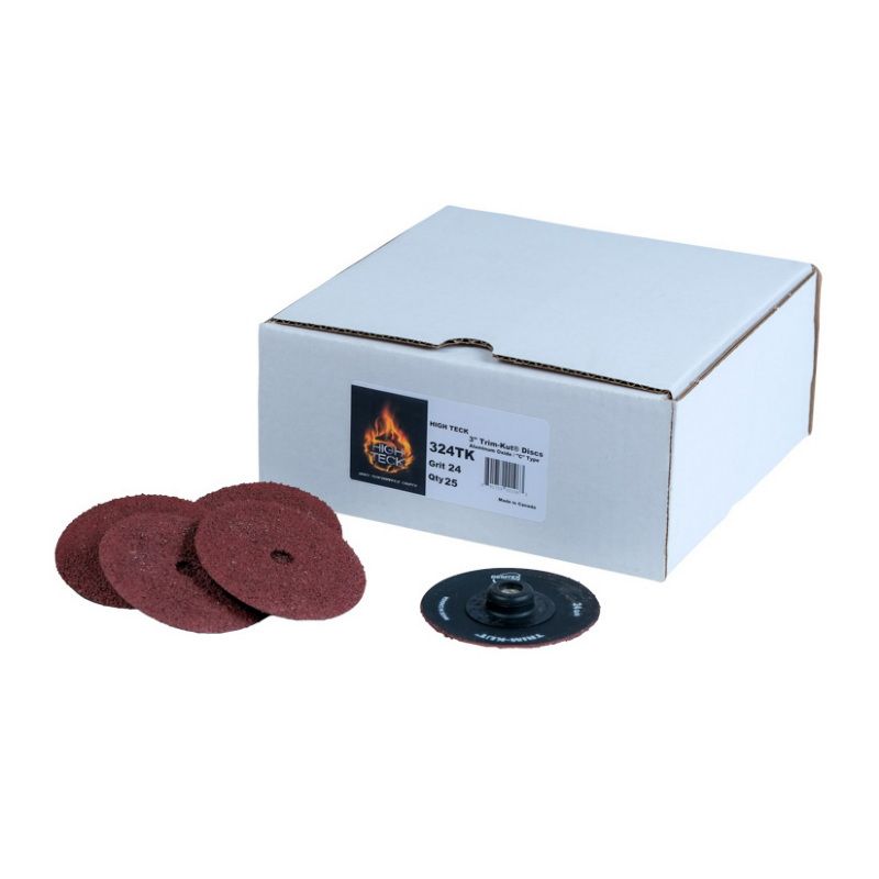 High Teck 3" x 24 Grit Trim-Kut® Abrasive Disc