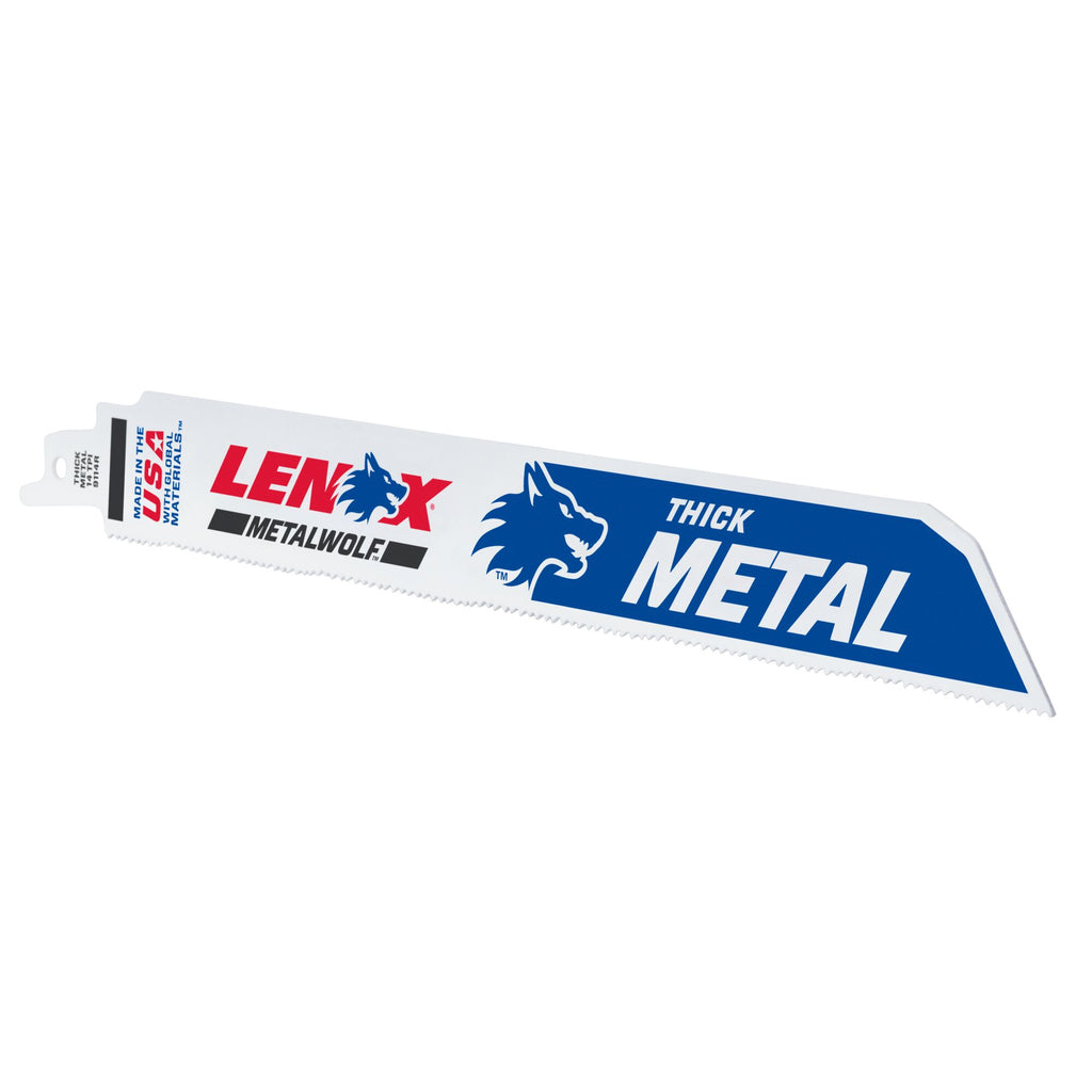 LENOX LAZER METALWOLF 9" x 14tpi Bi-Metal Reciprocating Blade