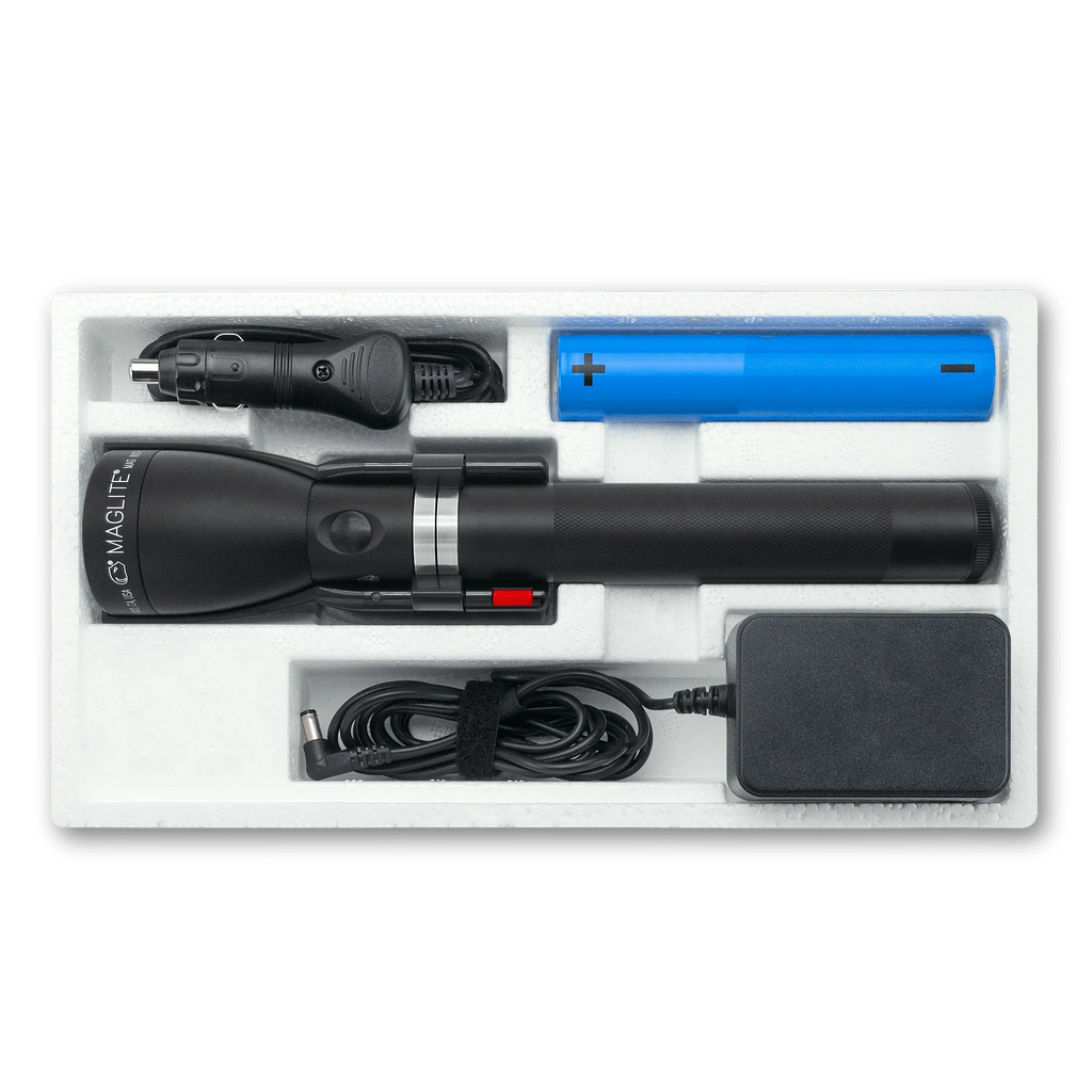 Maglite ML150LR(X) Mag Charger Rechargeable LED Fast-Charging Flashlight - Matte Black