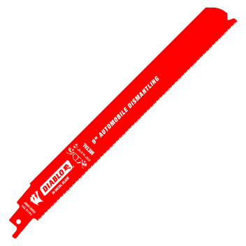 Starrett BR618-50 Bi-Metal King Cut Reciprocating Saw Blades - 6" Length, 18 TPI, 0.035" Thick, Fluorescent Yellow (Pack Of 50)